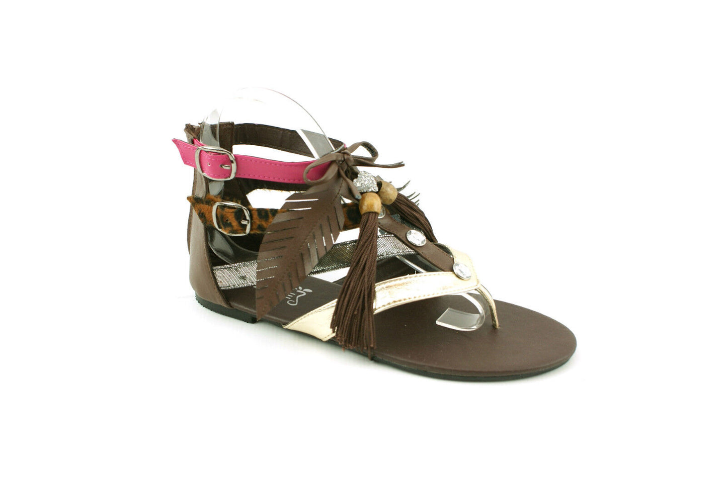 LADIES WOMENS FLAT GLADIATOR FLIP FLOP SUMMER BEACH HOLIDAY SANDALS SHOES SIZE
