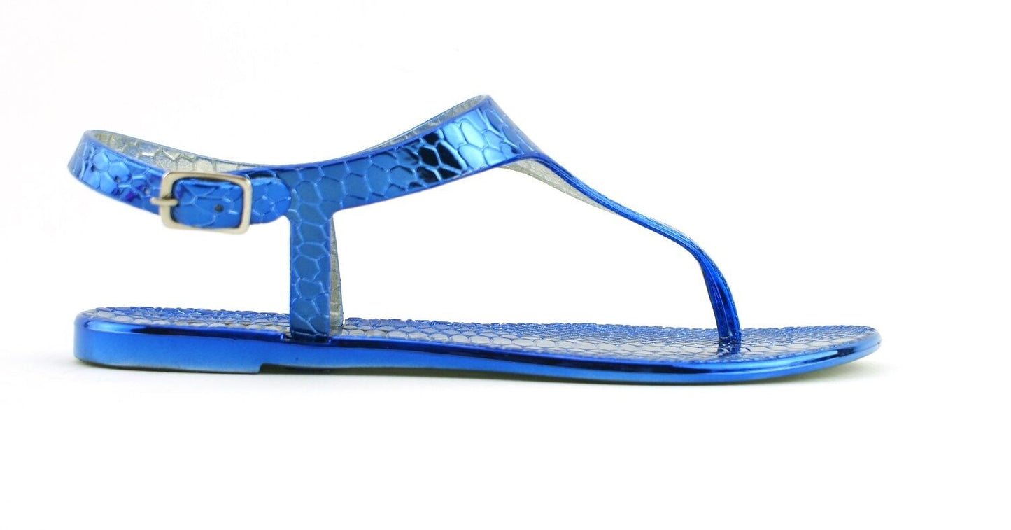 WOMENS LADIES JELLY BEACH SUMMER FLIP FLOPS TOE POST THONG SANDALS SHOES SIZE