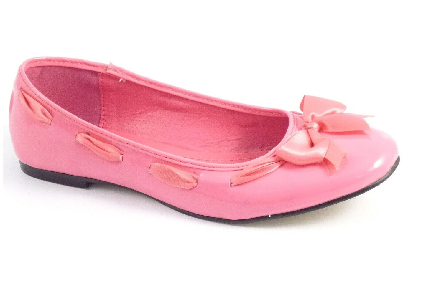 LADIES WOMENS FLAT BALLARINA CASUAL RIBBON DETAIL FLAT PUMPS SHOES LOAFERS SIZE