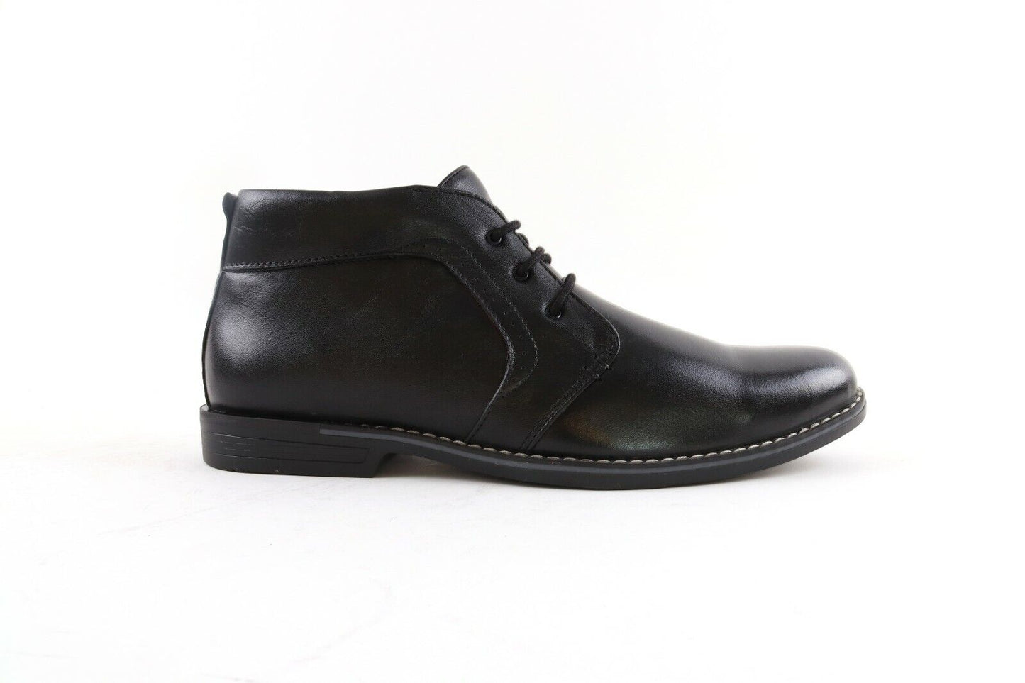 MENS NEW REAL LEATHER DESERT LACE UP ANKLE BOOTS RUBBER SOLE SHOES SIZE