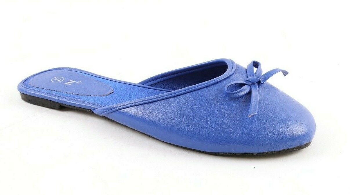 LADIES WOMENS NEW SLIP ON SLIDER BOW MULES PUMPS SHOES SANDALS FLIP FLOPS SIZE