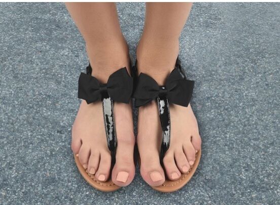 LADIES WOMENS FLAT TOE POST FLIP FLOP SUMMER BEACH HOLIDAY SANDALS SHOES SIZE