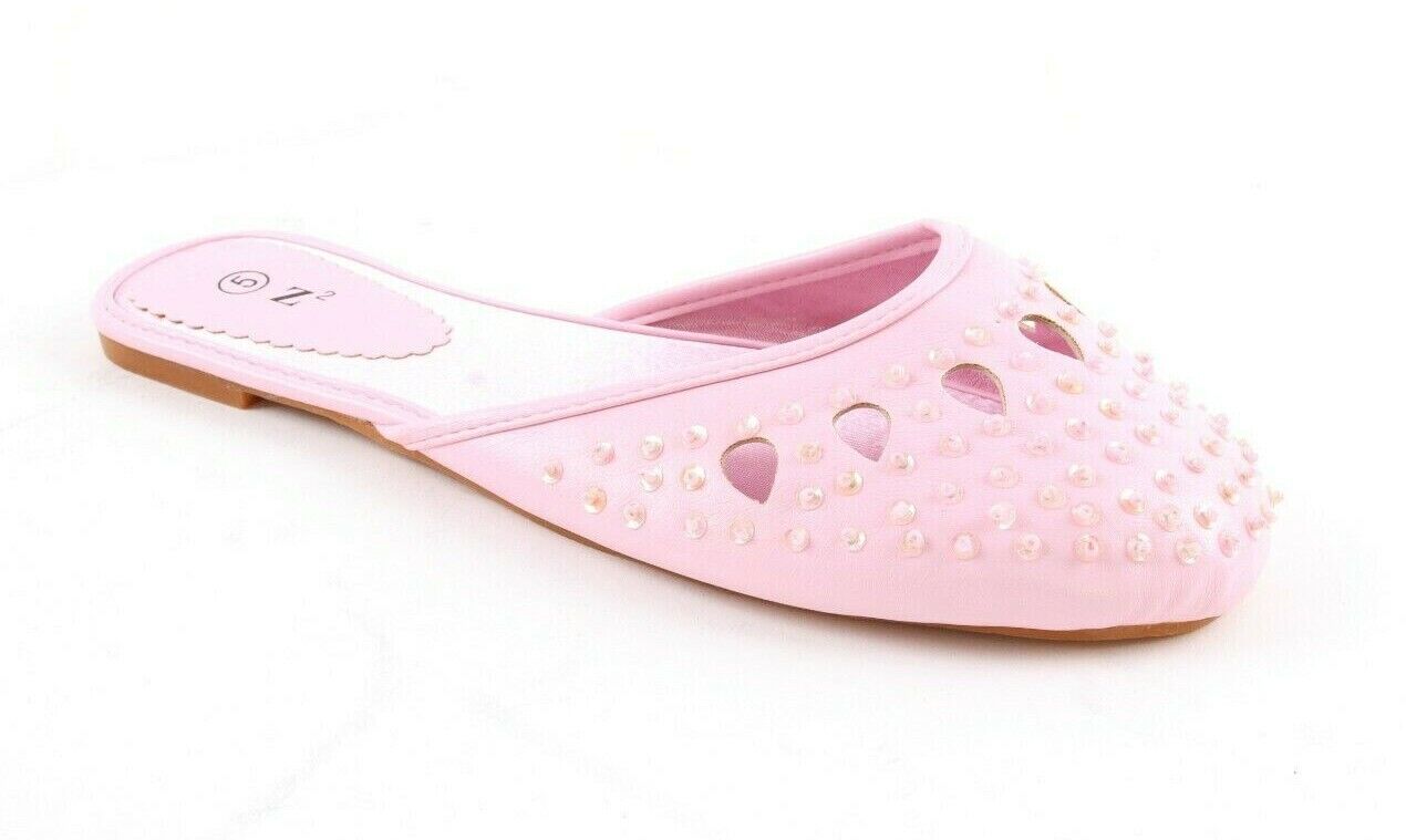 LADIES WOMENS NEW SLIP ON SLIDER BOW MULES PUMPS SHOES SANDALS FLIP FLOPS SIZE