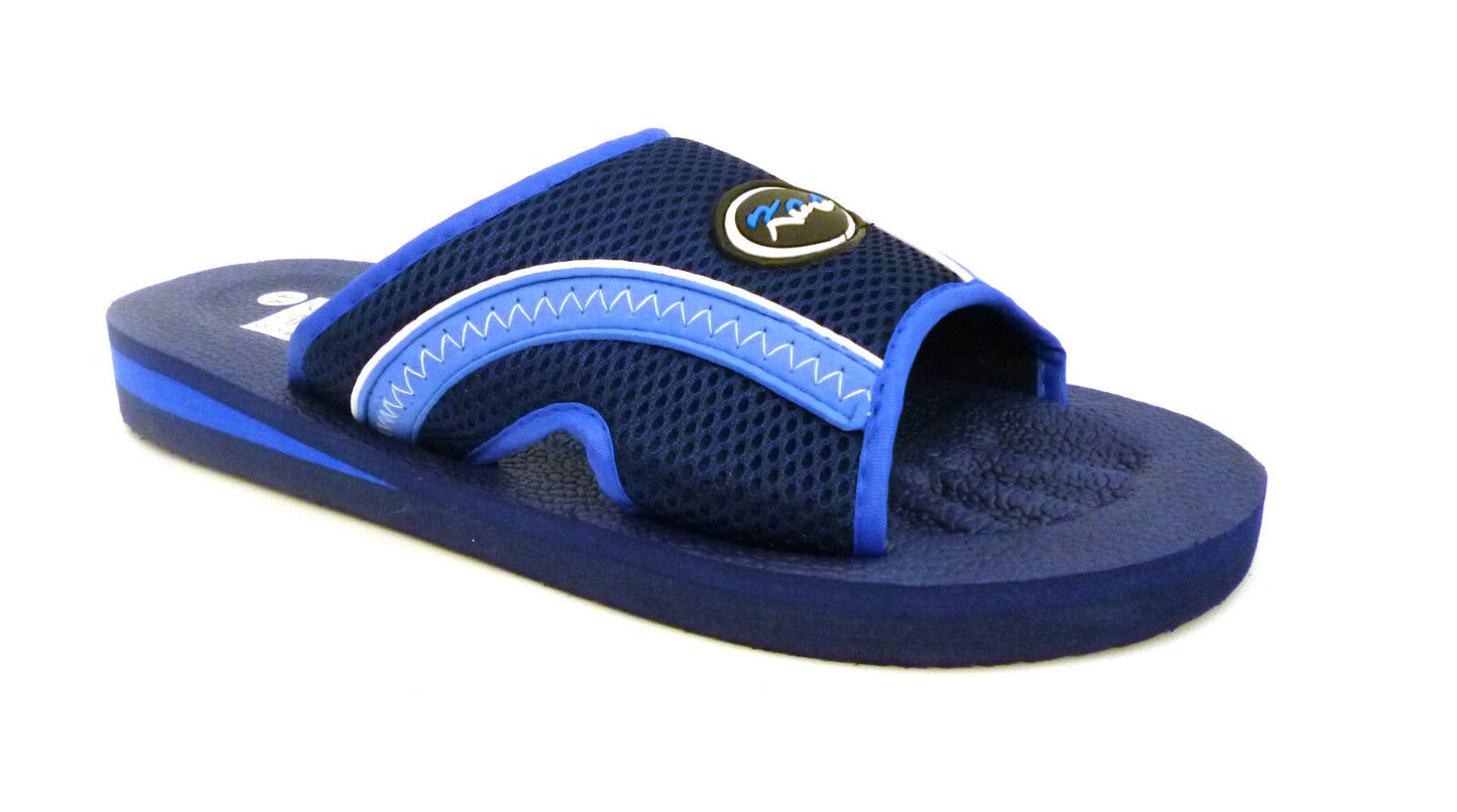 MENS GENTS BOYS NEW SUMMER BEACH SHOWER GYM MULES FLIP FLOPS SANDALS SHOES SIZE