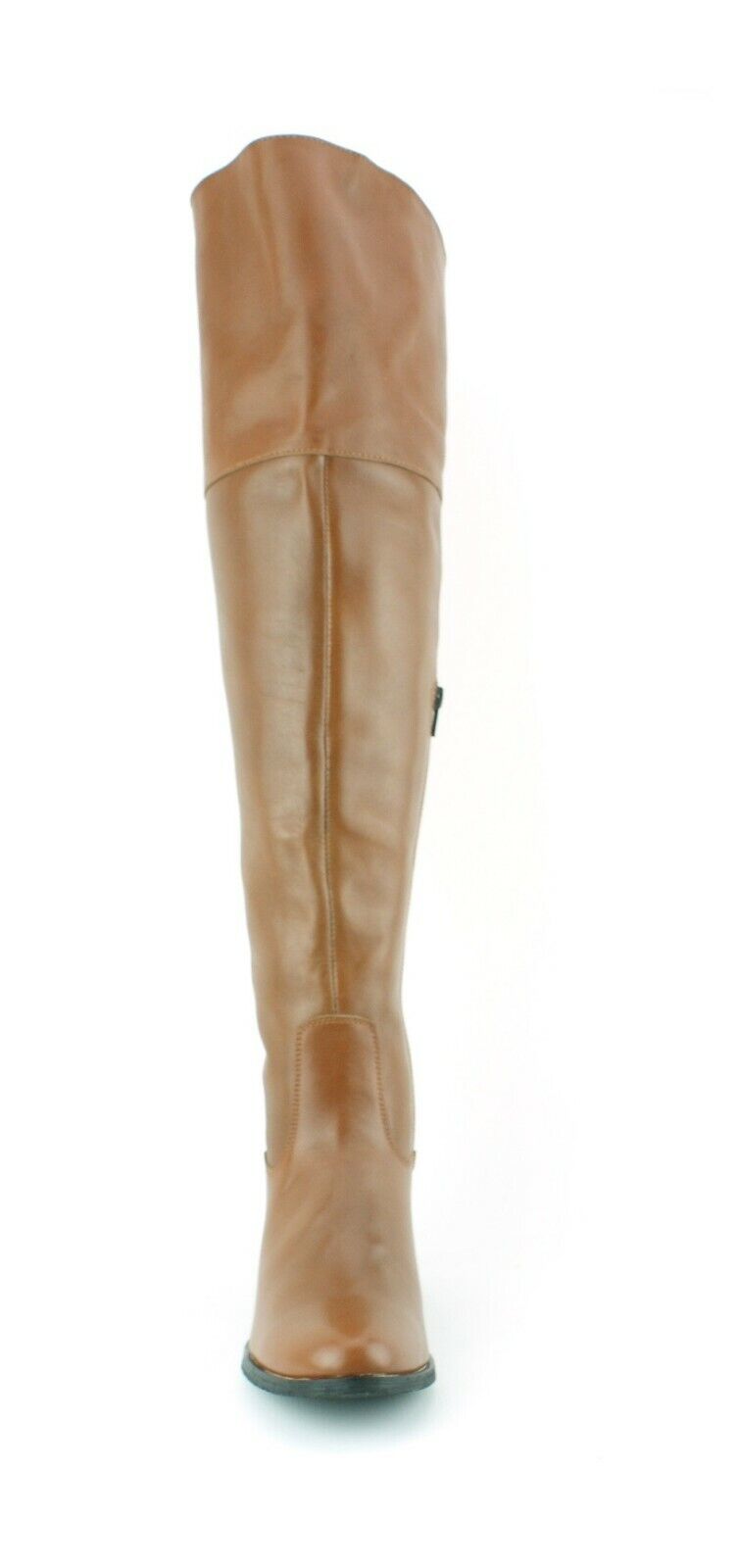 LADIES WOMENS REAL LEATHER OVER THE KNEE HIGH FLAT HEEL CASUAL BOOTS SHOES SIZE