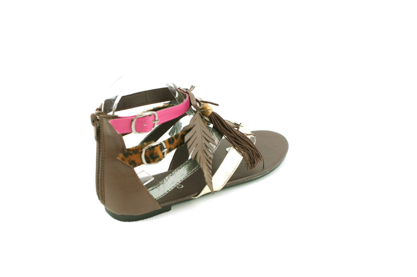 LADIES WOMENS FLAT GLADIATOR FLIP FLOP SUMMER BEACH HOLIDAY SANDALS SHOES SIZE