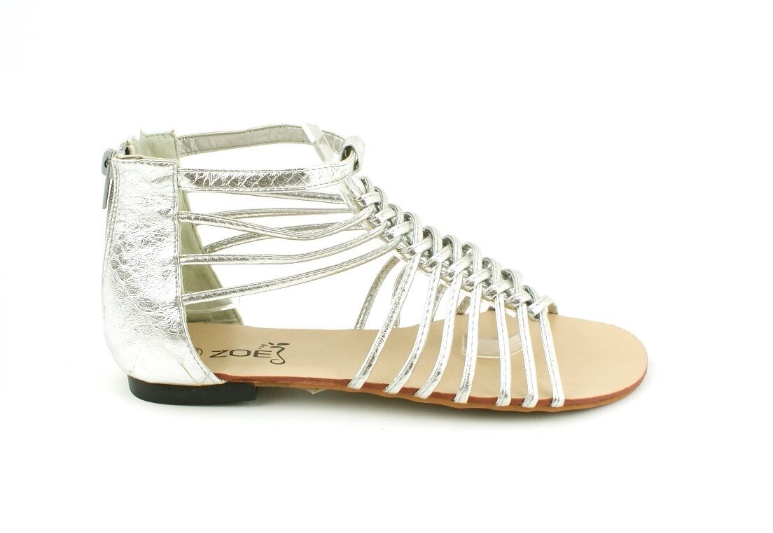 LADIES WOMENS FLAT GLADIATOR SUMMER FLIP FLOP BEACH HOLIDAY SANDALS SHOES SIZE