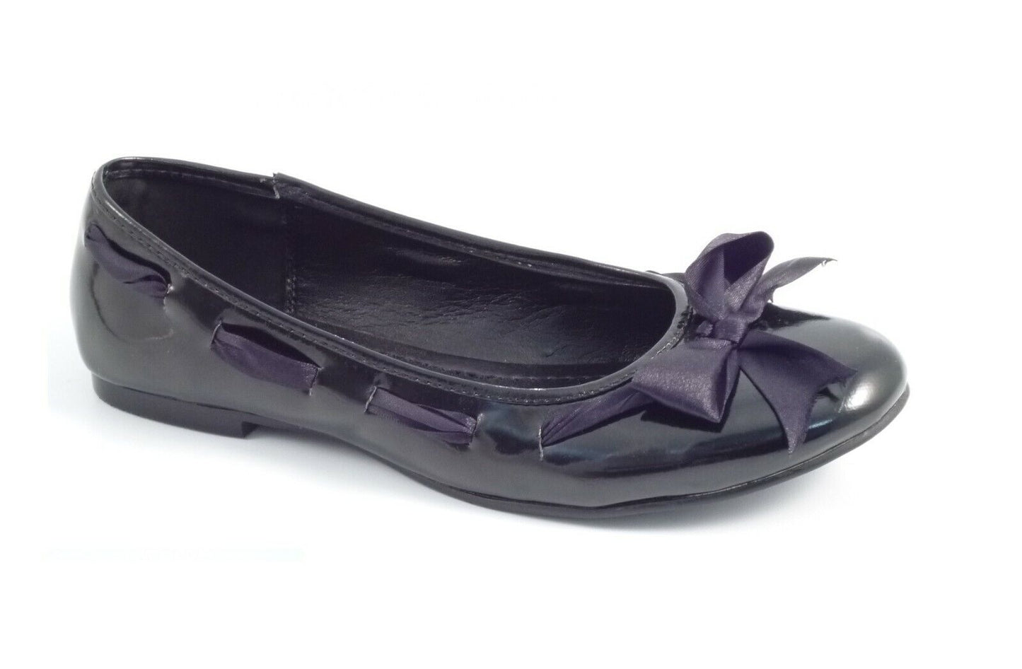LADIES WOMENS FLAT BALLARINA CASUAL RIBBON DETAIL FLAT PUMPS SHOES LOAFERS SIZE