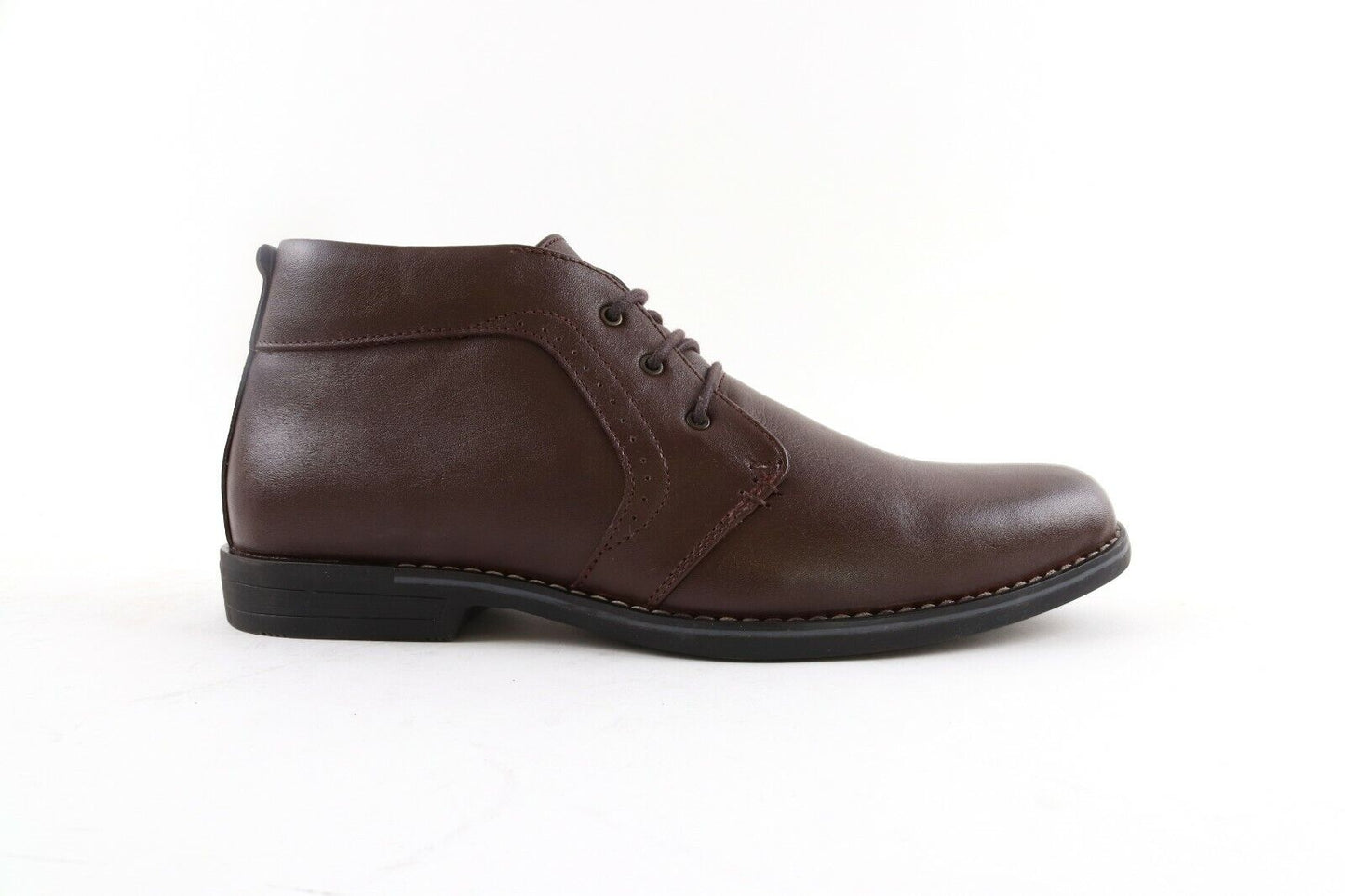 MENS NEW REAL LEATHER DESERT LACE UP ANKLE BOOTS RUBBER SOLE SHOES SIZE