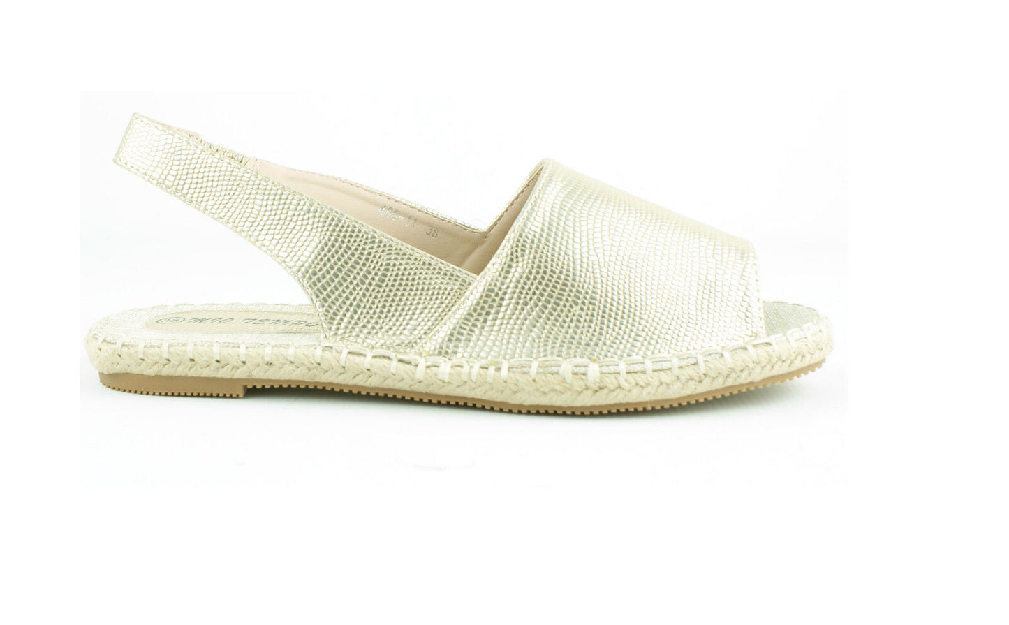 LADIES FLAT ESPADRILLE ANKLE STRAP SLING BACK MENORCAN SANDALS