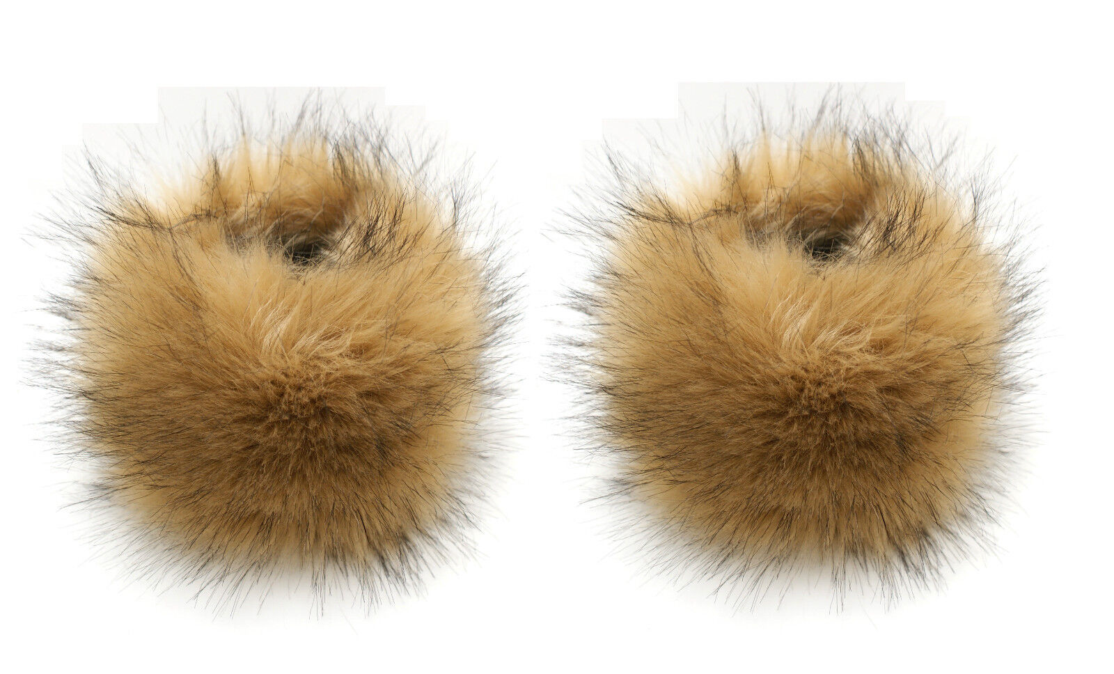 WOMENS LADIES ONE PAIR FAUX FUR LUXURY WRIST CUFFS WINTER FURS CUFF WRISTBAND 