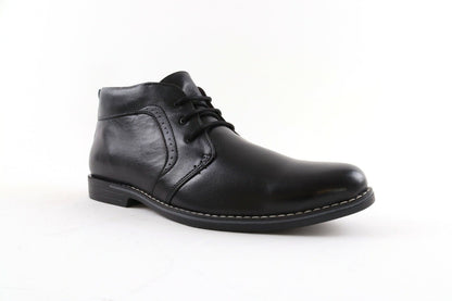 MENS NEW REAL LEATHER DESERT LACE UP ANKLE BOOTS RUBBER SOLE SHOES SIZE