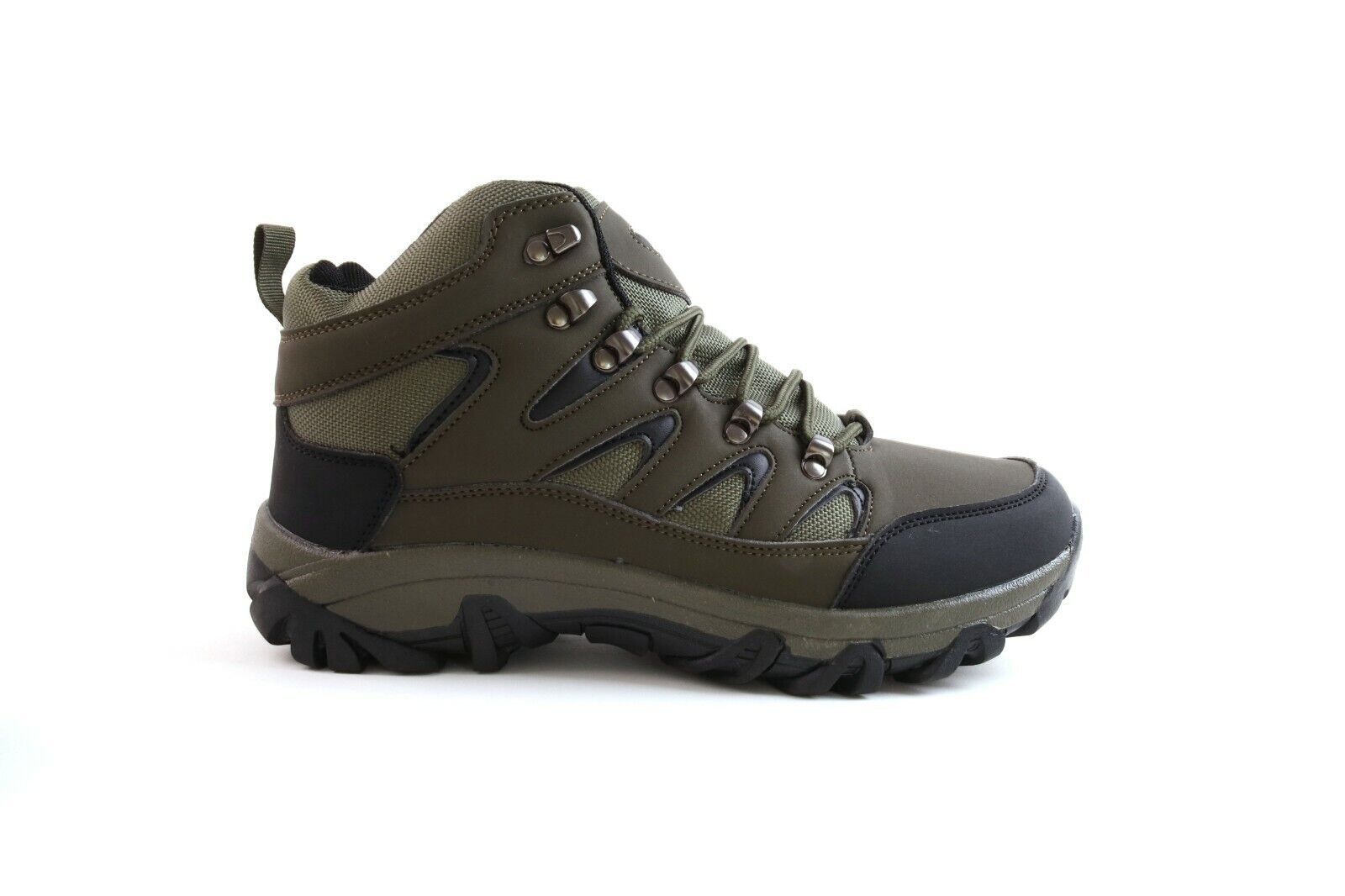 Mens Ankle High lace Up Trail Comfy Walking Hiking Trekking Boots Trainers Size 