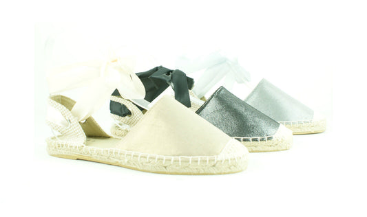 WOMENS LACE UP ESPADRILLES FLAT SANDALS LADIES ANKLE STRAPS CASUAL SHOES SIZE