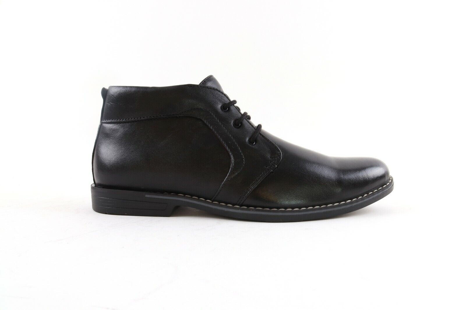 MENS NEW REAL LEATHER DESERT LACE UP ANKLE BOOTS RUBBER SOLE SHOES SIZE