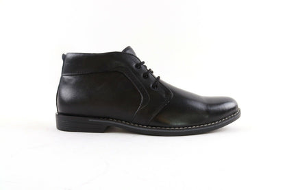 MENS NEW REAL LEATHER DESERT LACE UP ANKLE BOOTS RUBBER SOLE SHOES SIZE
