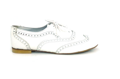LADIES WOMENS GIRLS SCHOOL BROGUE LACE OXFORD VINTAGE SHOES FLAT PUMPS SIZE