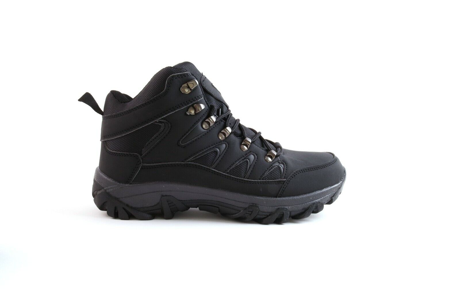 Mens Ankle High lace Up Trail Comfy Walking Hiking Trekking Boots Trainers Size 
