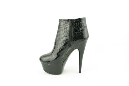LADIES WOMENS NEW HIGH HEEL ANKLE BOOTS PLATFORM ZIP BOOTIES SHOE SHOES SIZE