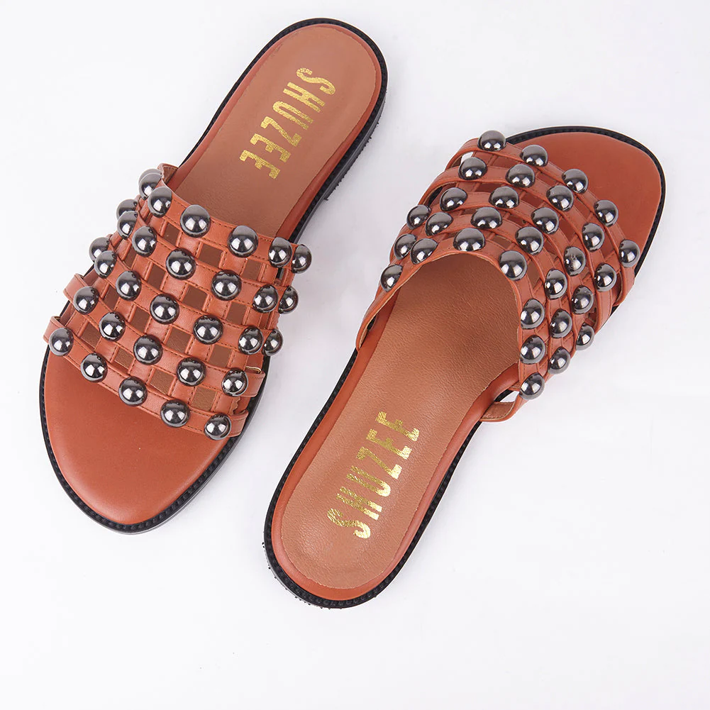 Josie Studded Cage Slider