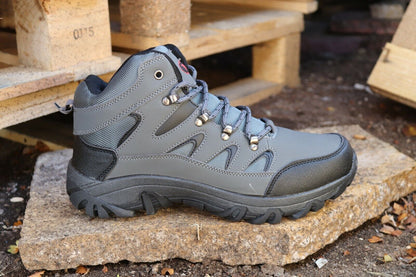 Mens Ankle High lace Up Trail Comfy Walking Hiking Trekking Boots Trainers Size 
