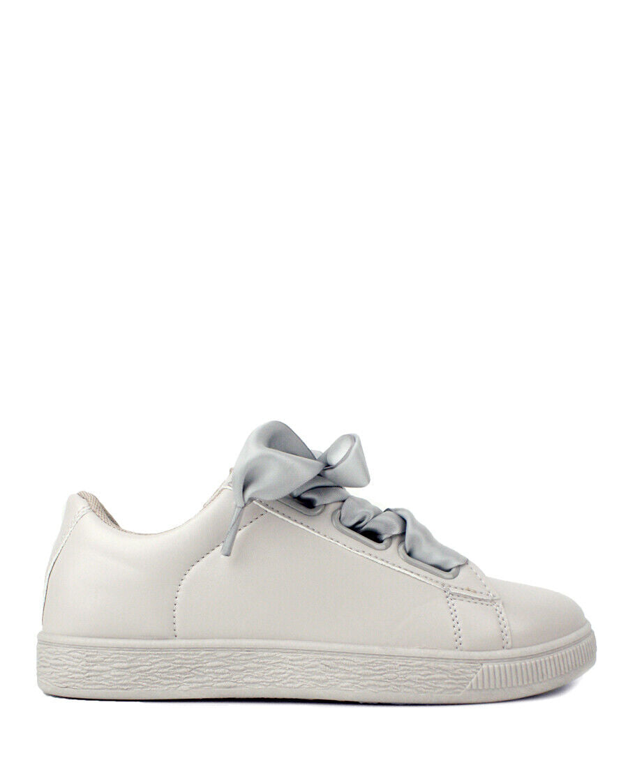 LADIES WOMENS NEW £5 FLAT RIBOON LACE UP TRAINERS PUMPS SNEAKERS SHOES SIZE 