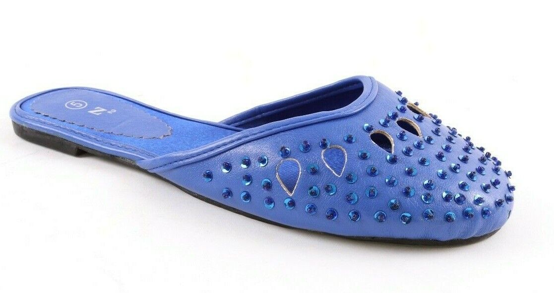 LADIES WOMENS NEW SLIP ON SLIDER BOW MULES PUMPS SHOES SANDALS FLIP FLOPS SIZE