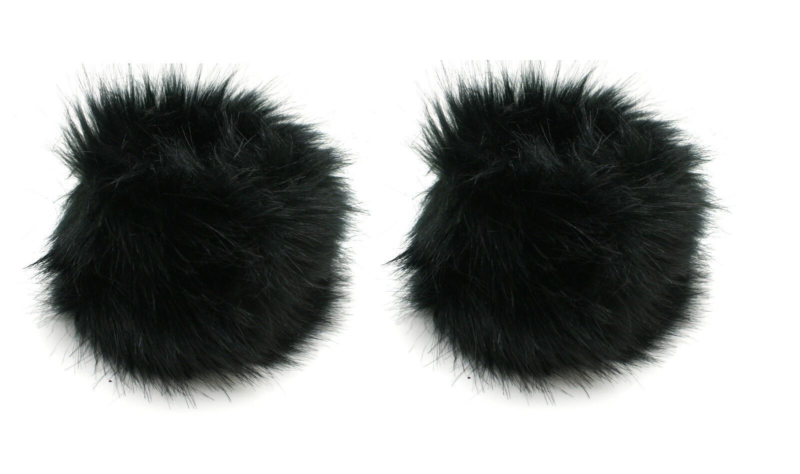 WOMENS LADIES ONE PAIR FAUX FUR LUXURY WRIST CUFFS WINTER FURS CUFF WRISTBAND 