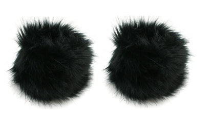 WOMENS LADIES ONE PAIR FAUX FUR LUXURY WRIST CUFFS WINTER FURS CUFF WRISTBAND 