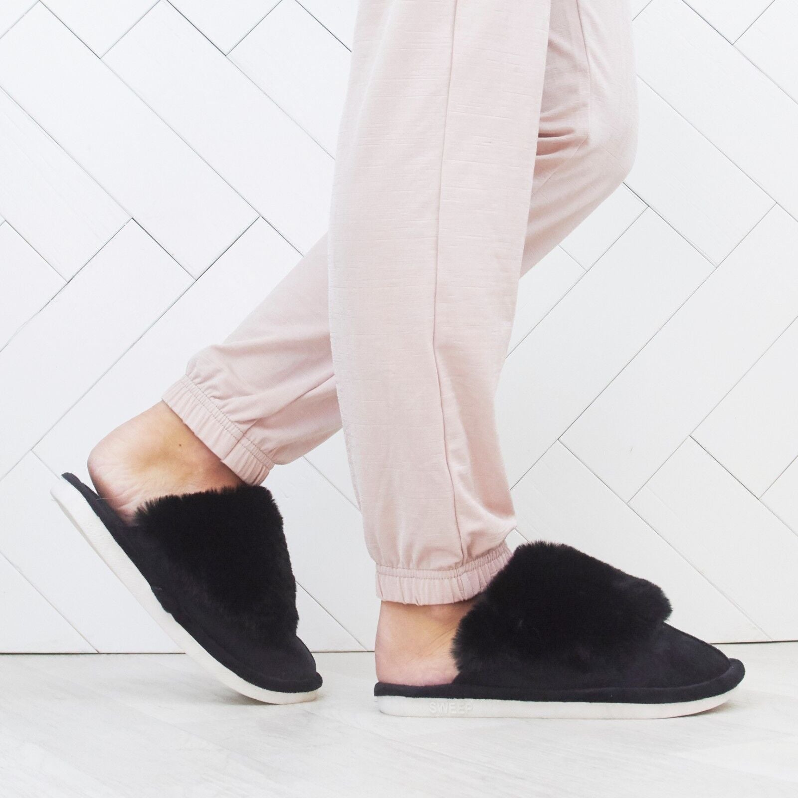 Ladies Sheepskin Slippers Ladies Mule Slippers Hard Sole Womens