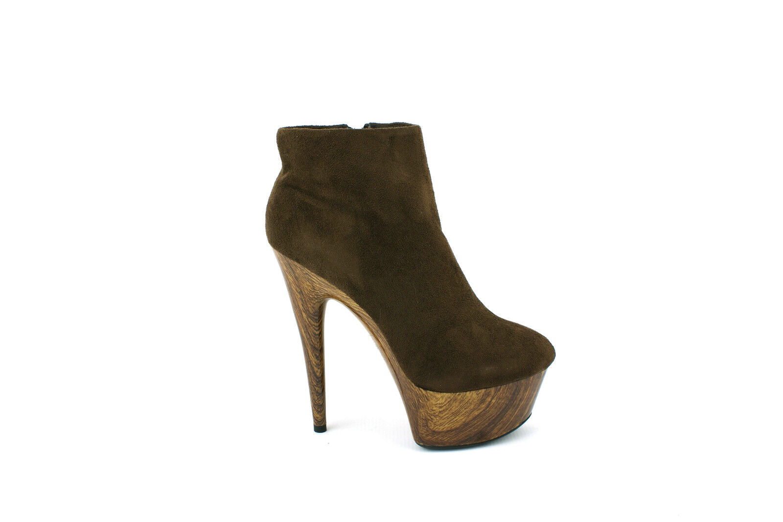 LADIES WOMENS NEW HIGH HEEL ANKLE BOOTS PLATFORM ZIP BOOTIES SHOE SHOES SIZE