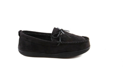MENS GENTS FAUX SUEDE WINTER MOCCASIN DOCKERS SLIPPERS SIZE UK 7 8 9 10 11 12