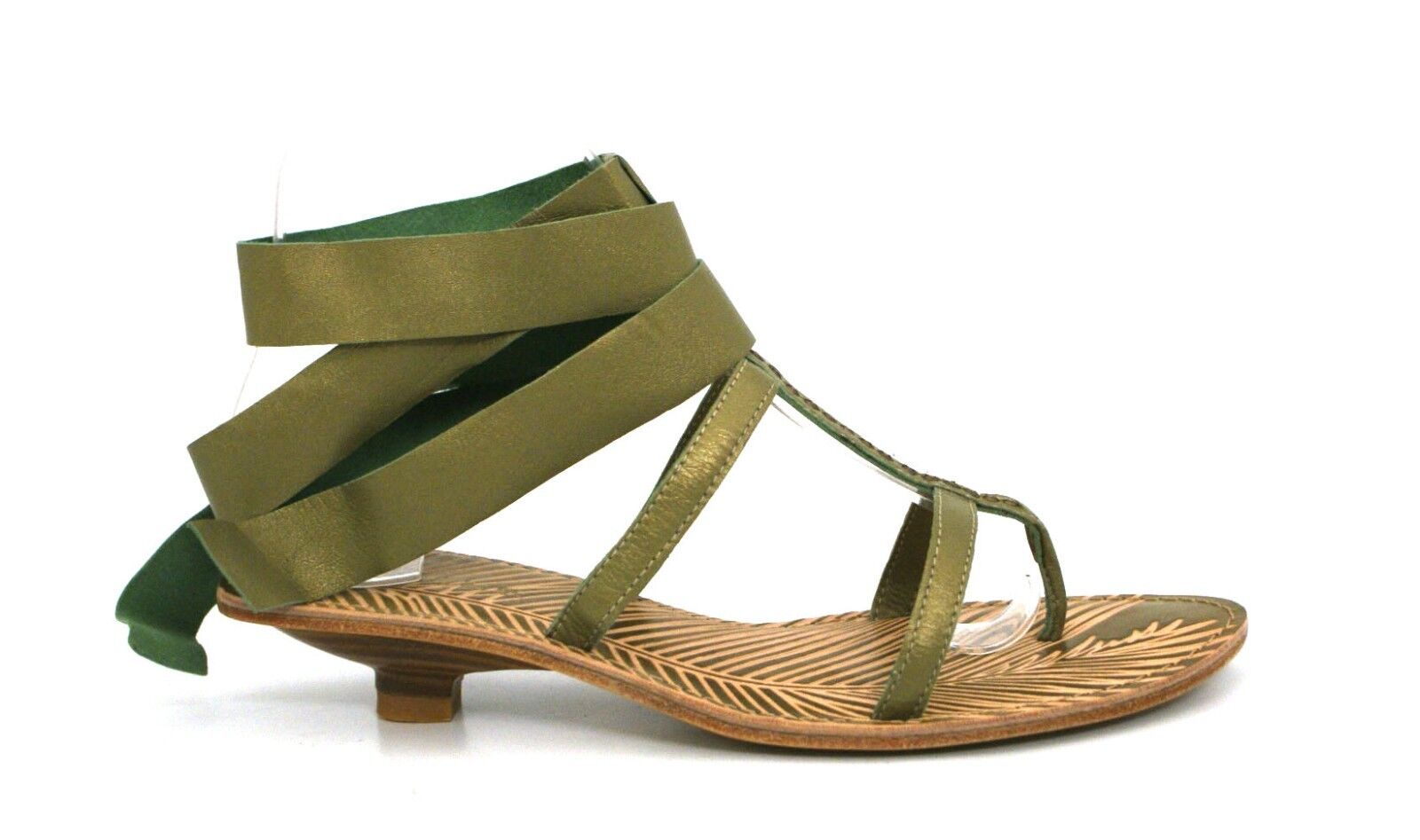 LADIES WOMENS REAL LEATHER STRAPPY LOW HEEL ROMAN MAXI SUMMER SANDALS SHOES SIZE