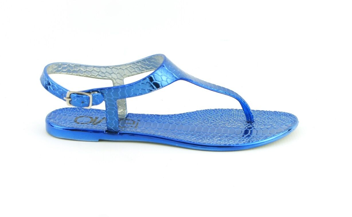 WOMENS LADIES JELLY BEACH SUMMER FLIP FLOPS TOE POST THONG SANDALS SHOES SIZE