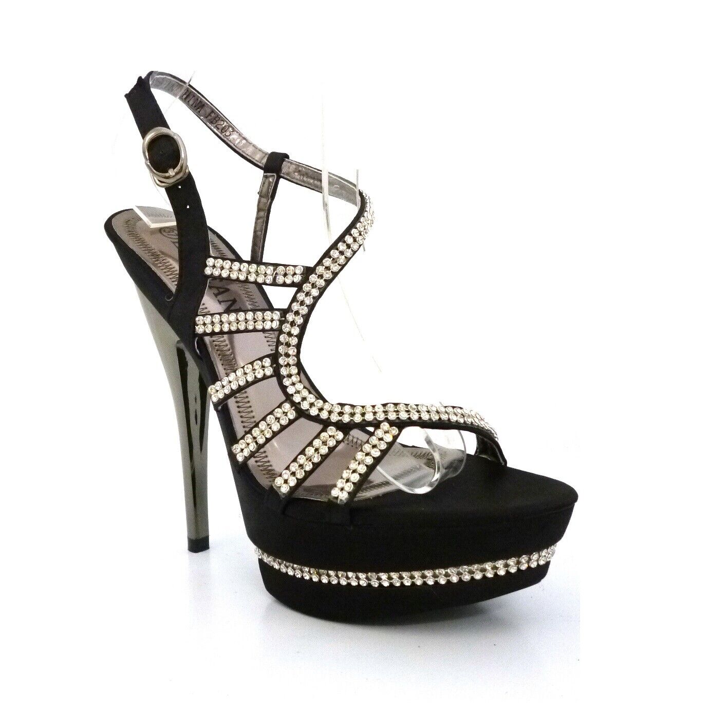 LADIES WOMENS HIGH HEEL PLATFORM EVENING DRESSY PEEP TOE SANDALS SHOES HEELS