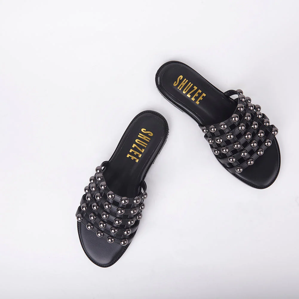Josie Studded Cage Slider