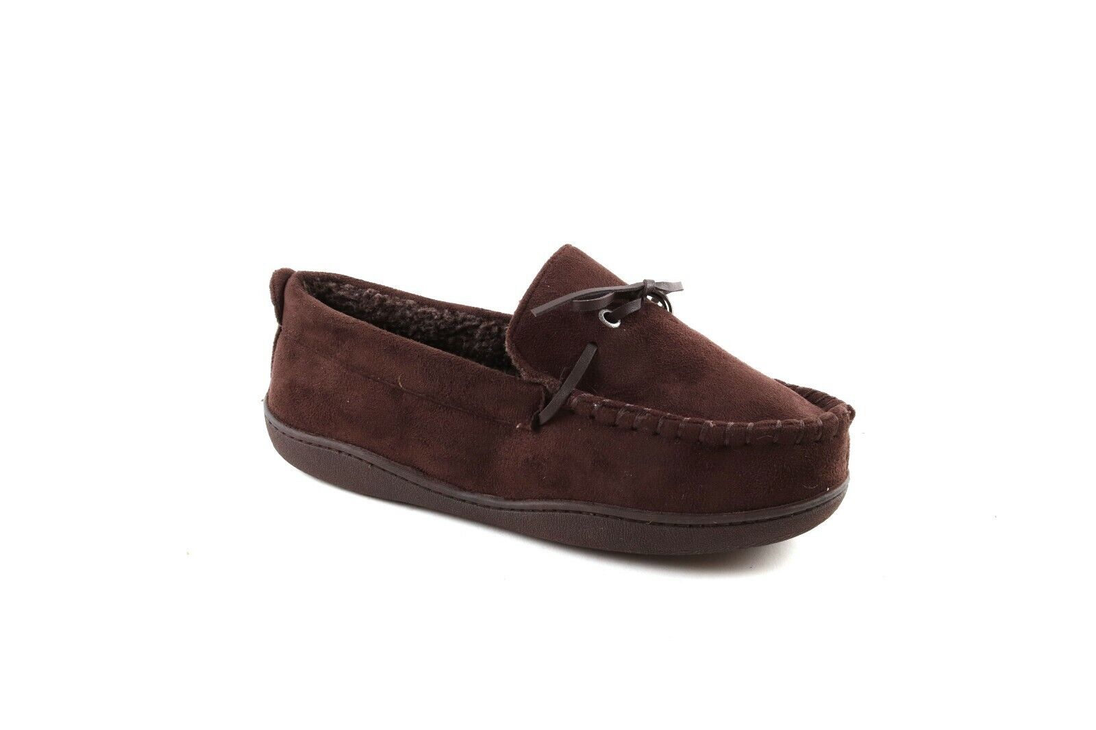 MENS GENTS FAUX SUEDE WINTER MOCCASIN DOCKERS SLIPPERS SIZE UK 7 8 9 10 11 12