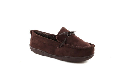 MENS GENTS FAUX SUEDE WINTER MOCCASIN DOCKERS SLIPPERS SIZE UK 7 8 9 10 11 12