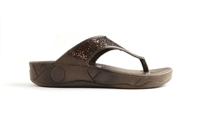 LADIES LOW WEDGE SPORTS POSTURE GYM FLIP FLOP WALKING SANDALS