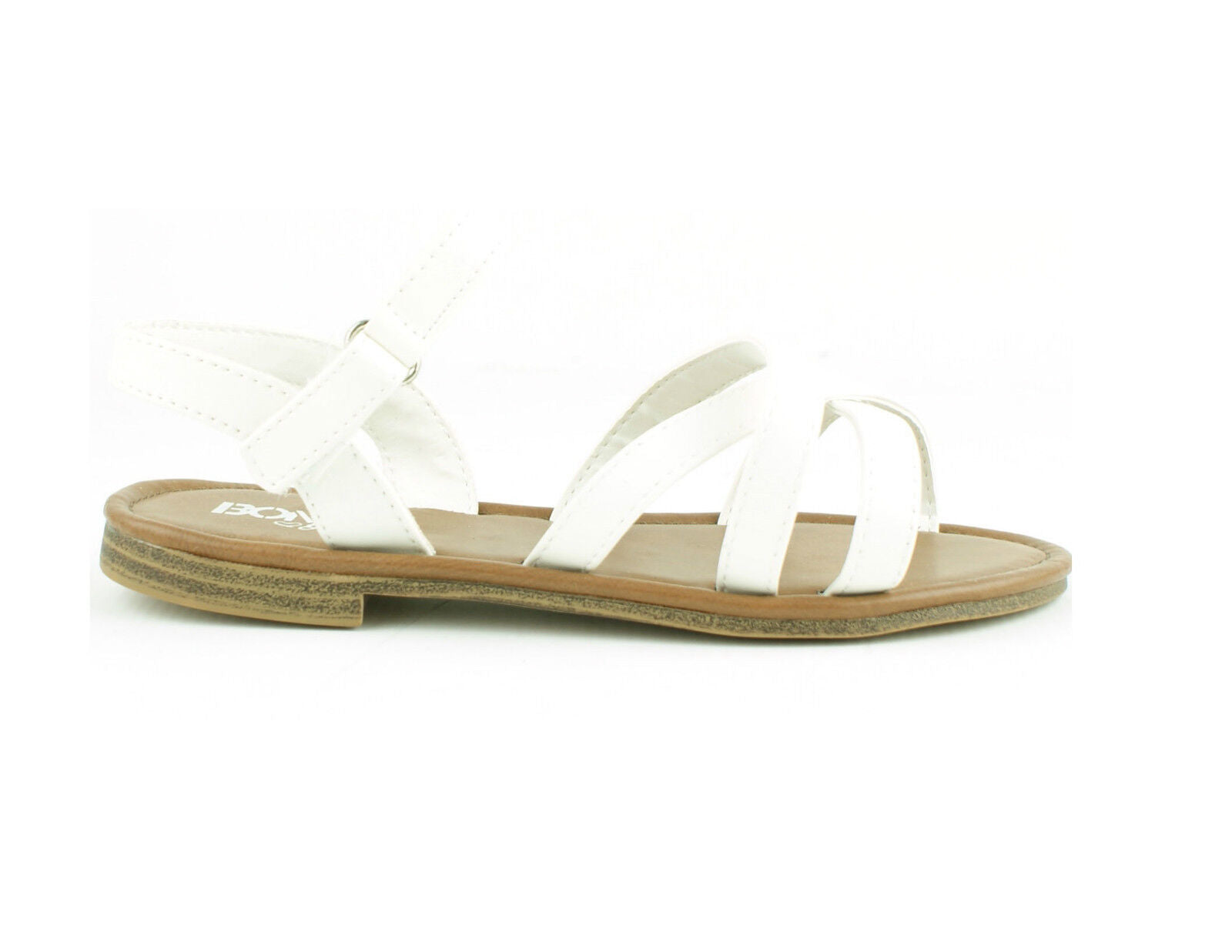 GIRLS KIDS FLAT ROMAN STYLE SUMMER GLADIATOR BEACH SANDALS SHOES FLIP FLOPS SIZE
