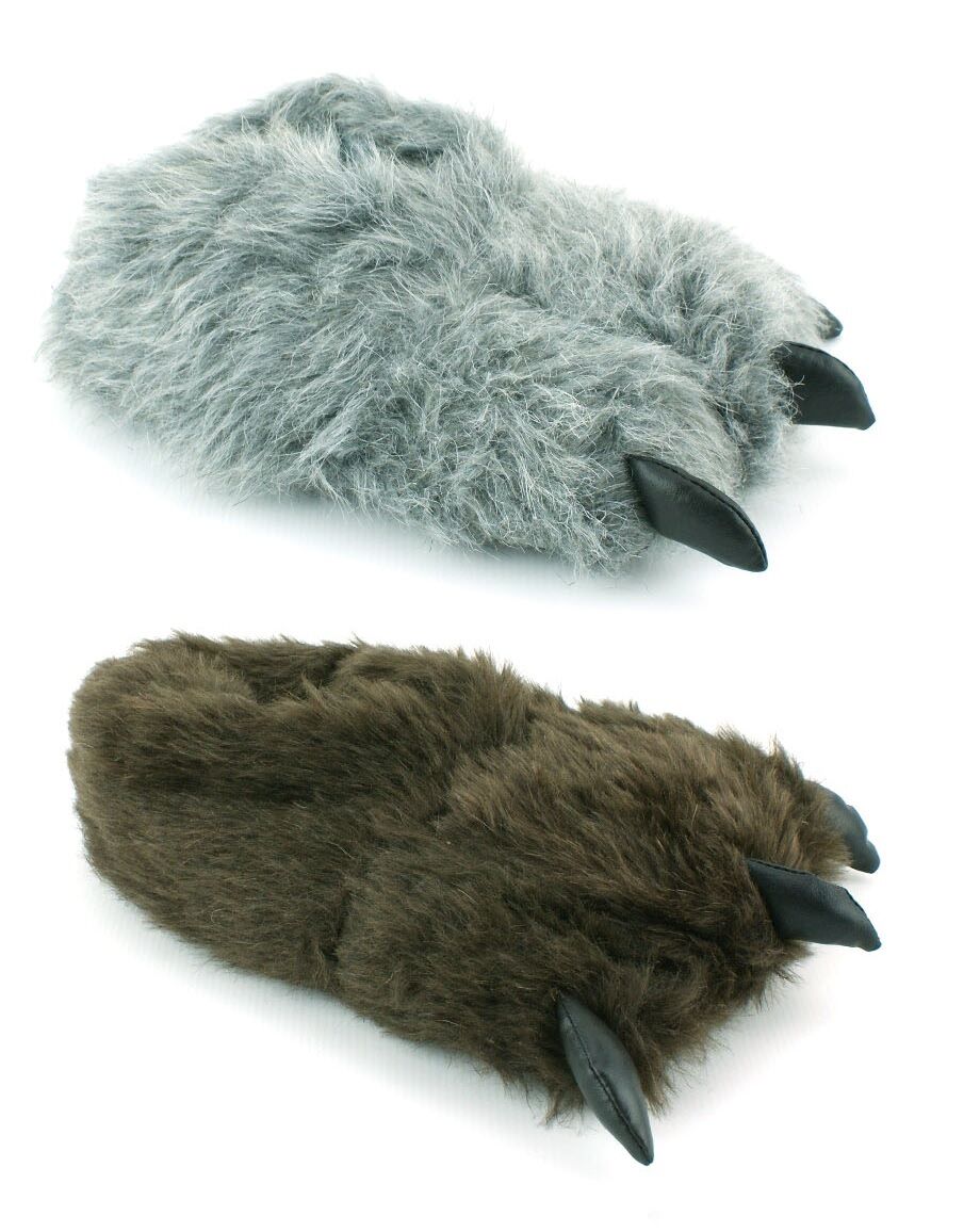 LADIES GIRLS NOVELTY PADDED ANIMAL SOFT PLUSH FUN CHRISTMAS SOCK SLIPPERS SIZE