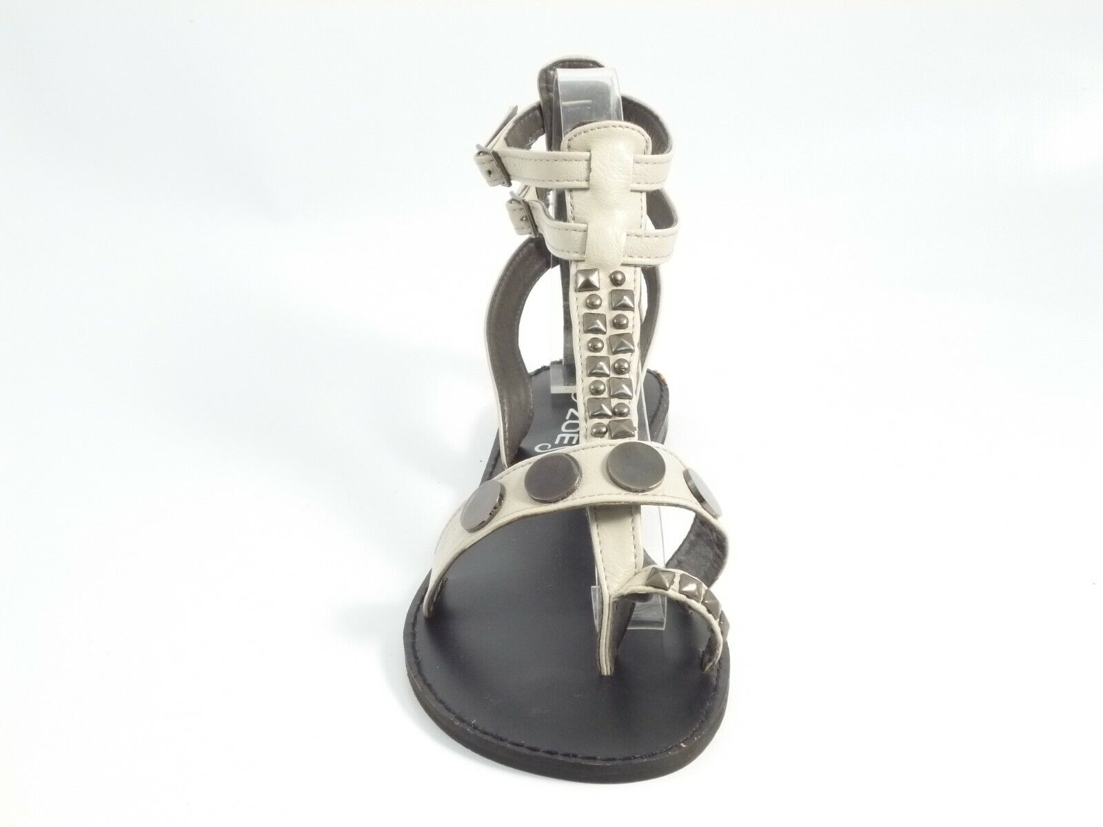 LADIES BUTTON DETAIL GLADIATOR STRAPPY SUMMER ROMAN SANDALS