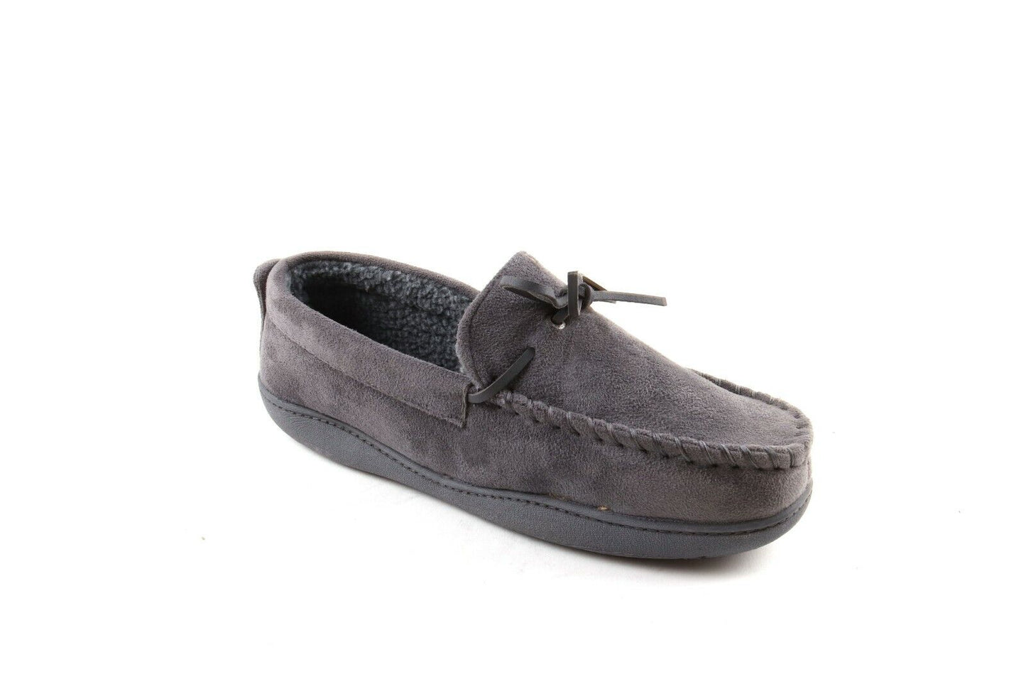 MENS GENTS FAUX SUEDE WINTER MOCCASIN DOCKERS SLIPPERS SIZE UK 7 8 9 10 11 12