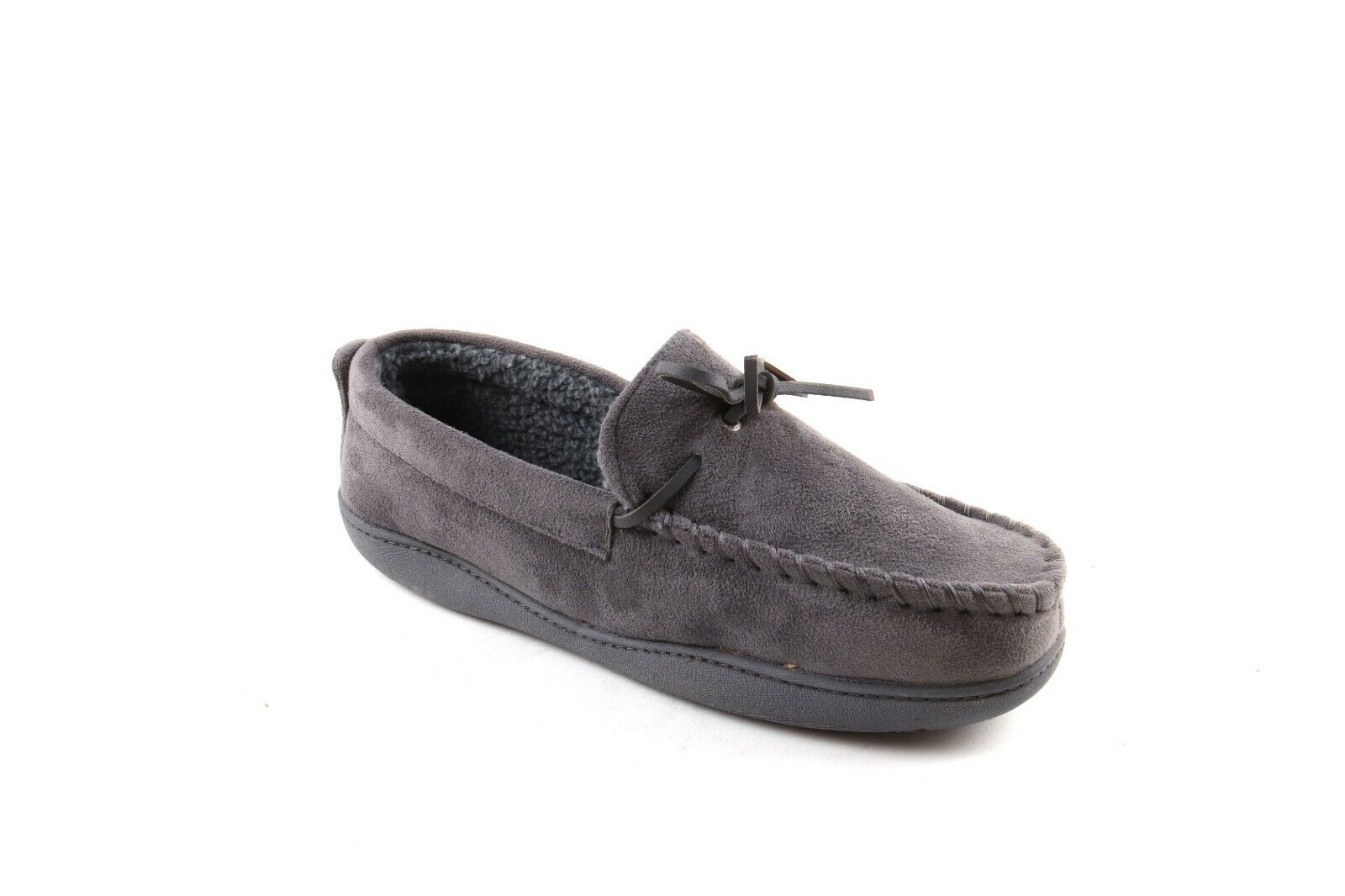 MENS GENTS FAUX SUEDE WINTER MOCCASIN DOCKERS SLIPPERS SIZE UK 7 8 9 10 11 12