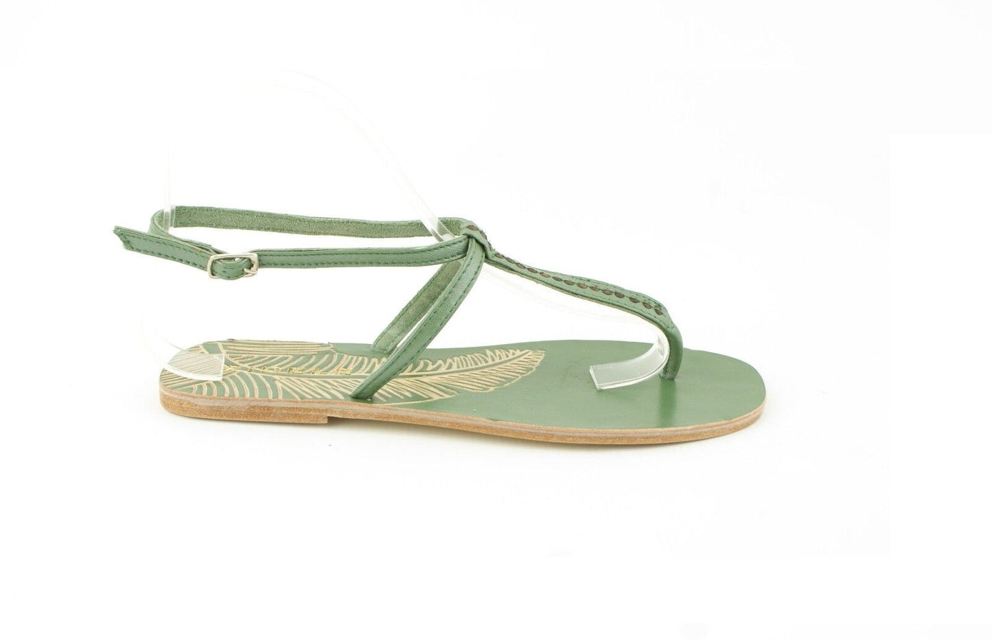 LADIES WOMENS NEW REAL LEATHER FLAT GLADIATOR SUMMER THONG SANDALS SHOES SIZE