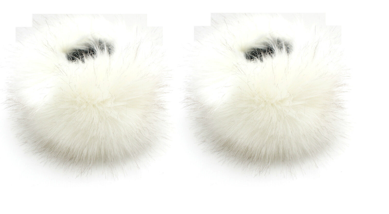 WOMENS LADIES ONE PAIR FAUX FUR LUXURY WRIST CUFFS WINTER FURS CUFF WRISTBAND 
