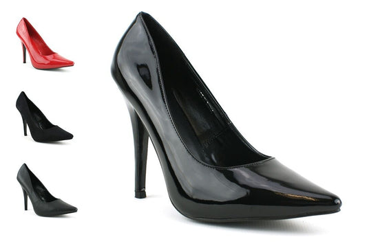 WOMENS MENS HIGH STILETTO HEEL FETISH GOING OUT SEXY COURT SHOES LARGE SIZE 9-12