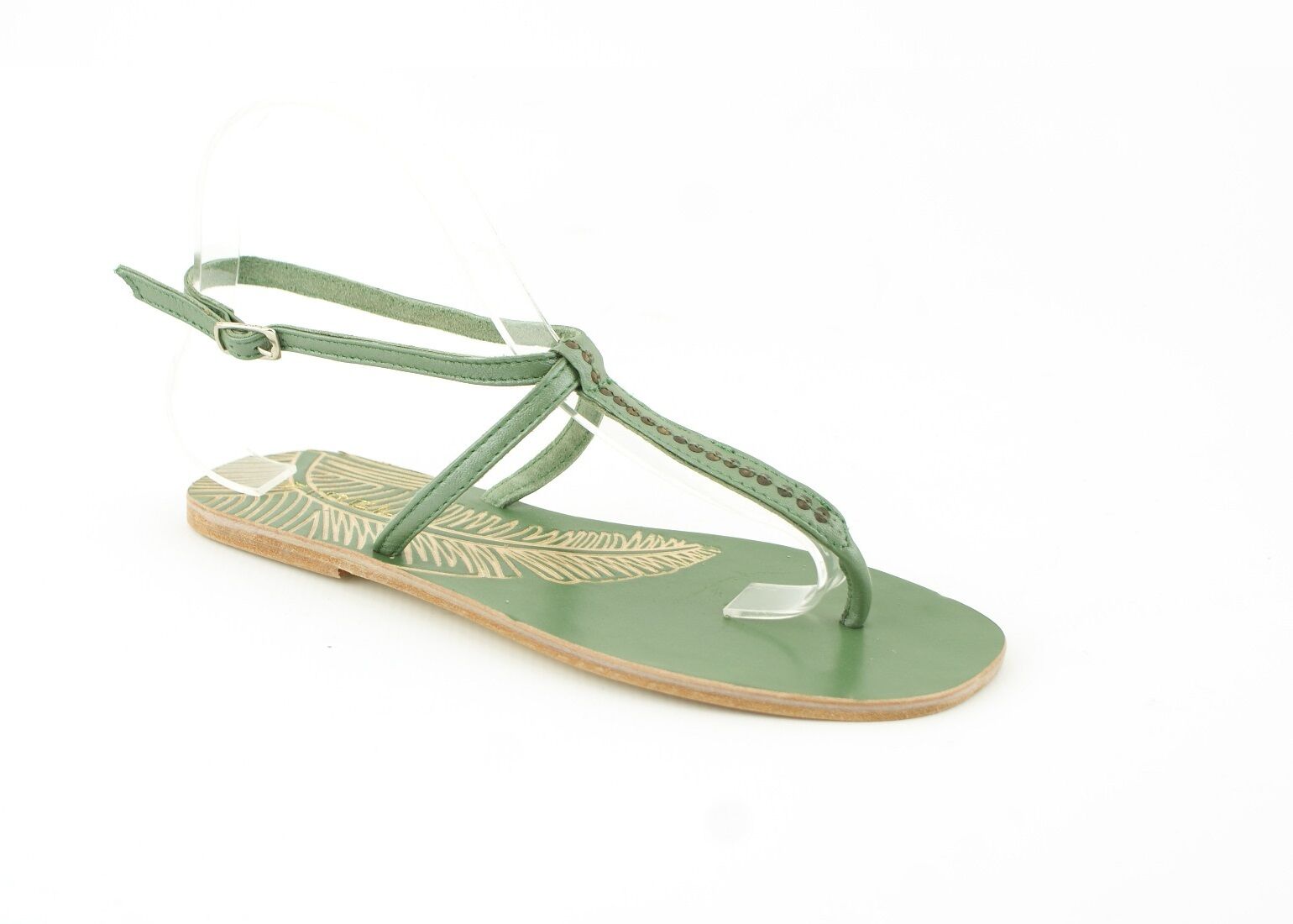 LADIES WOMENS NEW REAL LEATHER FLAT GLADIATOR SUMMER THONG SANDALS SHOES SIZE