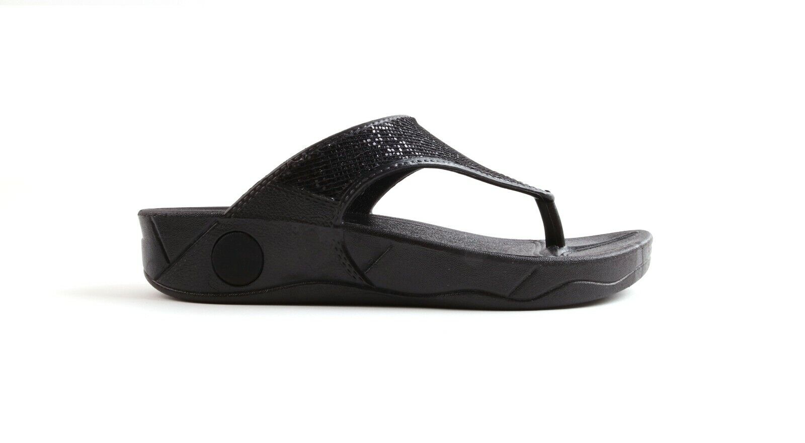 LADIES LOW WEDGE SPORTS POSTURE GYM FLIP FLOP WALKING SANDALS