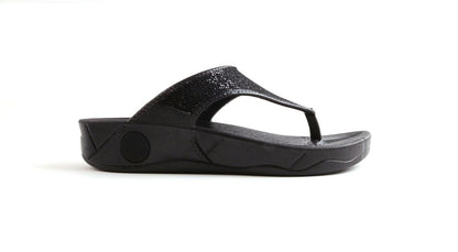 LADIES LOW WEDGE SPORTS POSTURE GYM FLIP FLOP WALKING SANDALS